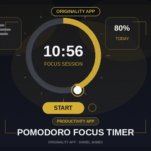 Pomodoro Focus Timer — Originality Productivity App
