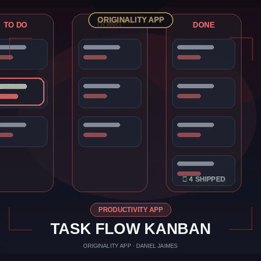 Task Flow Kanban — Originality Productivity App