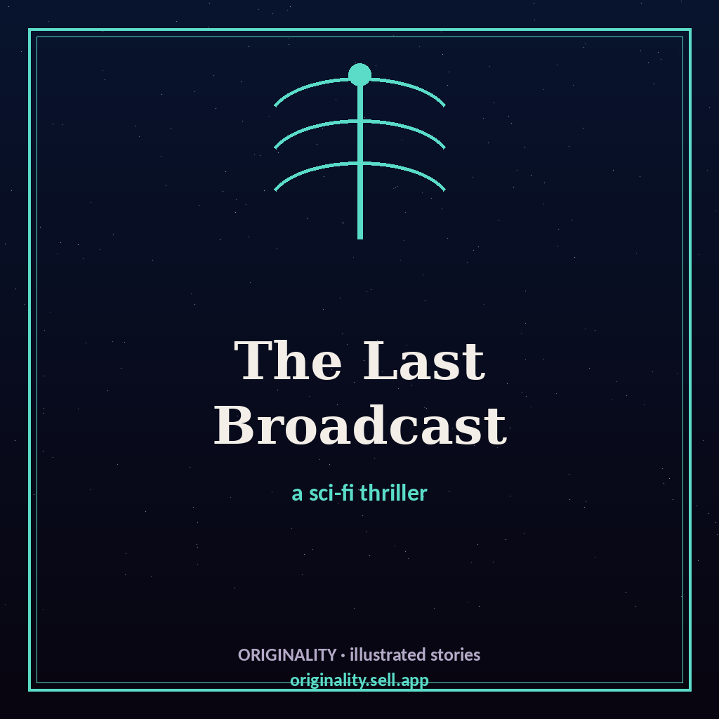 The Last Broadcast — Illustrated Sci-Fi Thriller