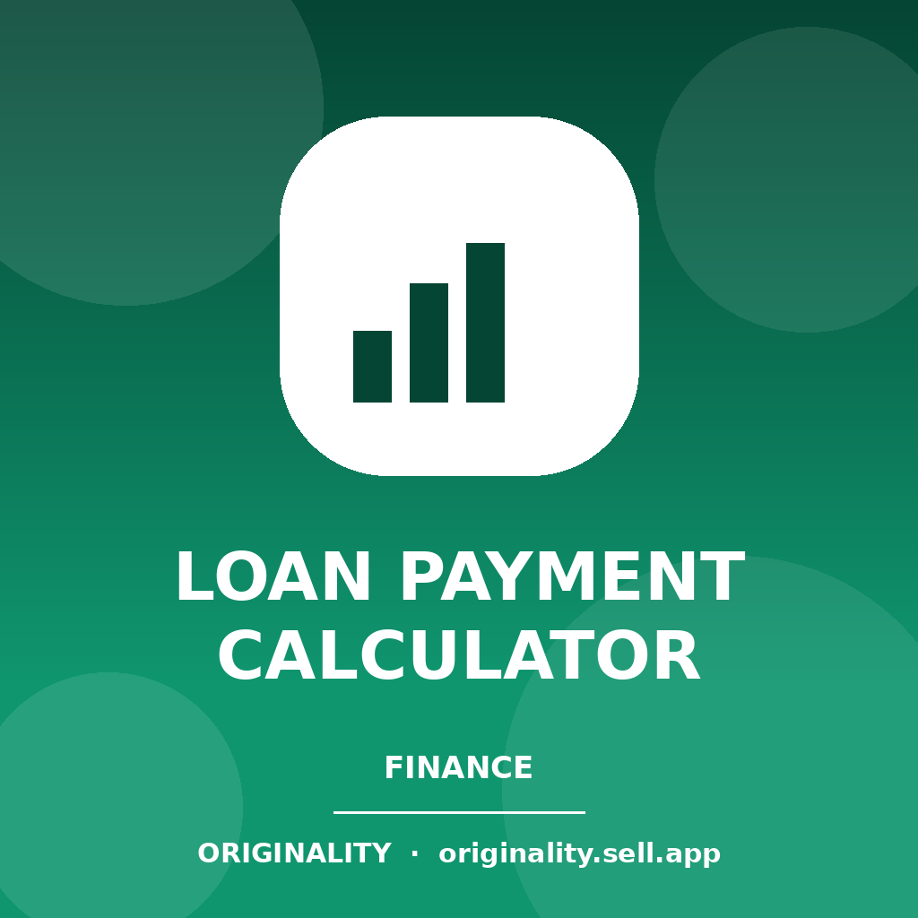 Loan Payment Calculator — Originality Money App