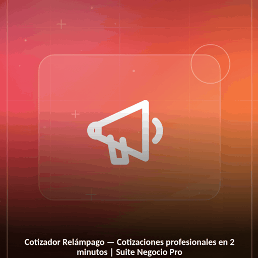 Cotizador Relámpago — portada