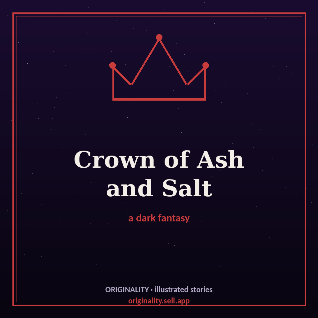 Crown of Ash and Salt — Illustrated Dark Fantasy