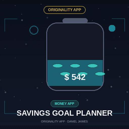 Savings Goal Planner — Originality Money App